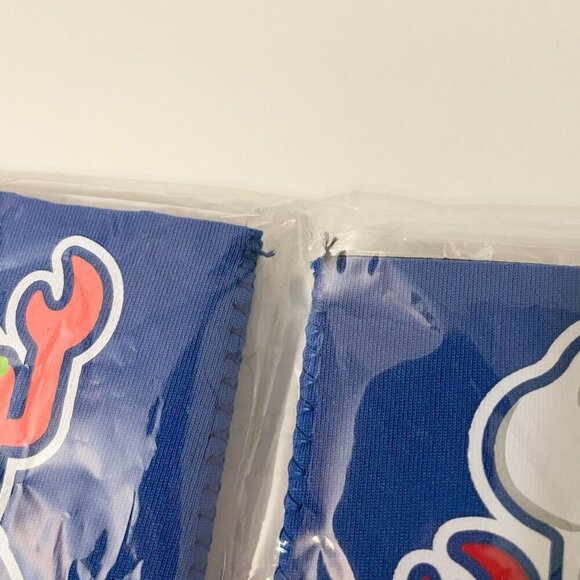 Pepsi Koozie Insulator Soda Beer Can Holder Lot Of 4 Crab Sun Star - Picture 12 of 12